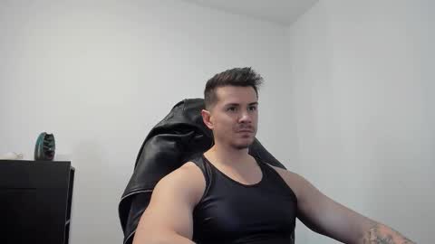 Snapshot of alphagodleatherking92 chatting on October 21, 7:22 am LeatherMaster online show from October 21, 7:22 am