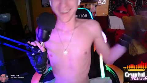 CryptidTwink online show from April 22, 6:30 am