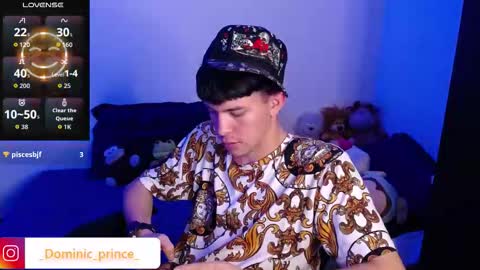 DOMINIC PRINCE   online show from September 24, 12:25 pm