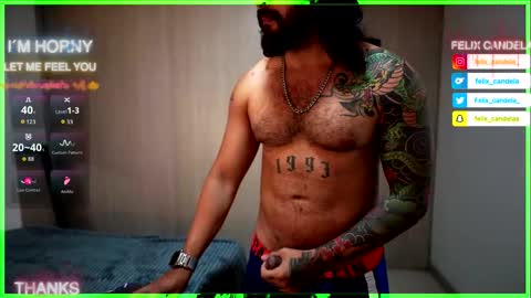 Felix Candela  online show from February 23, 12:34 am