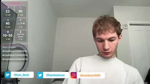 Oliver Beck online show from February 8, 8:57 pm