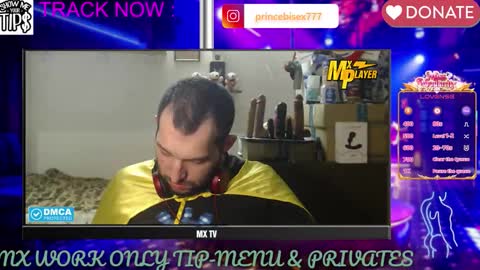 BISEXPRINCE777 online show from March 25, 7:07 pm