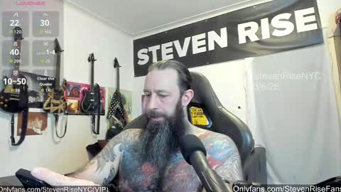 StevenRiseNYC online show from March 6, 1:52 pm