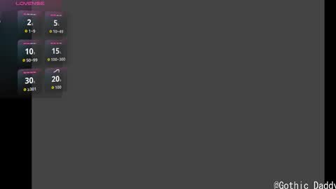 Gothic Daddy online show from October 30, 5:09 am