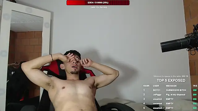 stevenSEX123 online show from March 25, 3:54 am