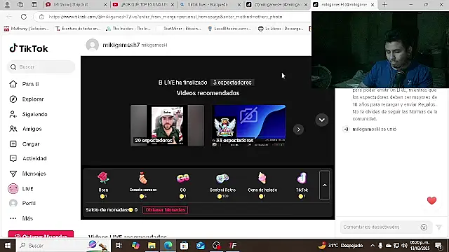 mikigamesH2 online show from March 14, 12:21 am