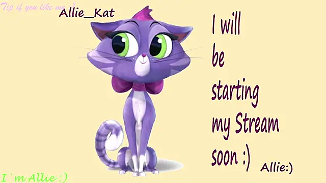 Allie Kat online show from May 2, 2:20 pm