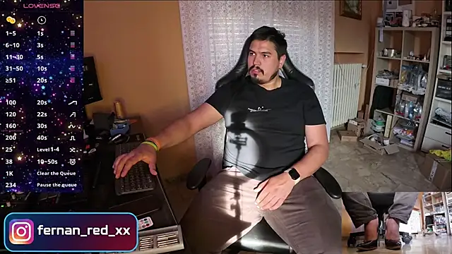 fernan redsxxx online show from April 17, 4:09 pm