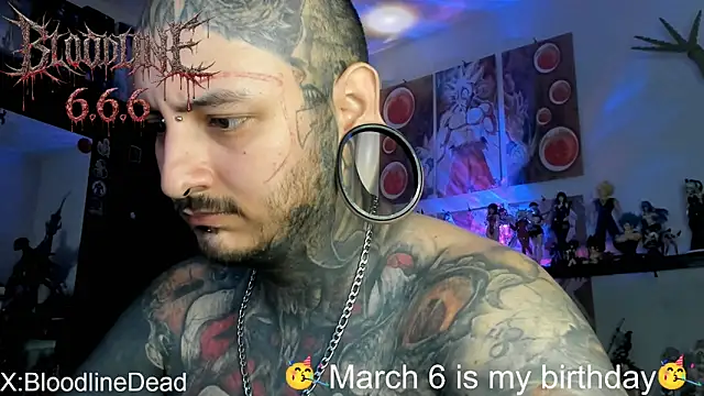 DEATHINK666XX online show from March 4, 6:48 pm