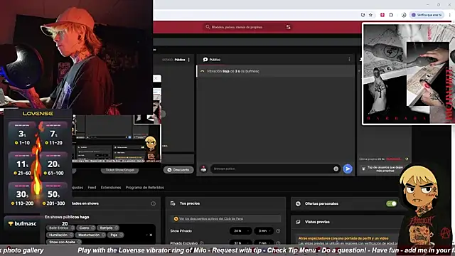 AcidMilo online show from October 16, 11:13 pm